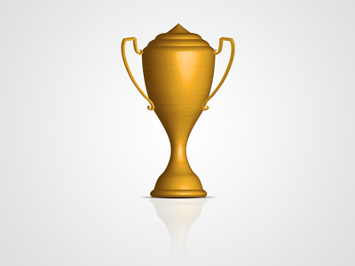 Everybody is winner... gold icon illustrator photoshop trophy vector