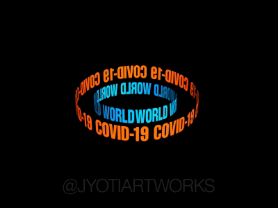 COVID-19 Everywhere! design flat illustration kinetictypography type vector