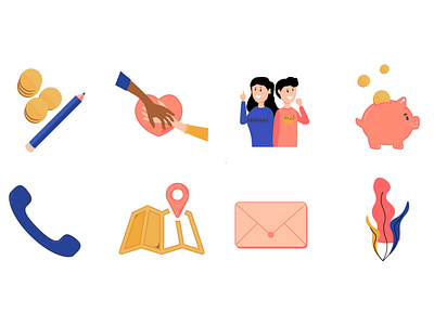 Icon Pack Assets for Youth Finance Indonesia