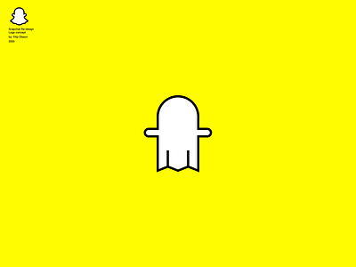 Snapchat Re-design Logo branding design illustrator logo logotypedesign logotypes minimalism snapchat social media vector