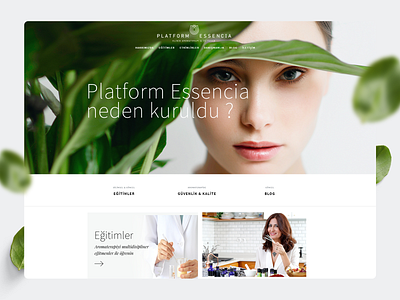 Platform Essencia UI Design webdesign