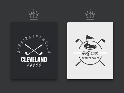 Golf- Graphic Design black card club design font golf icon perfect sport ui white