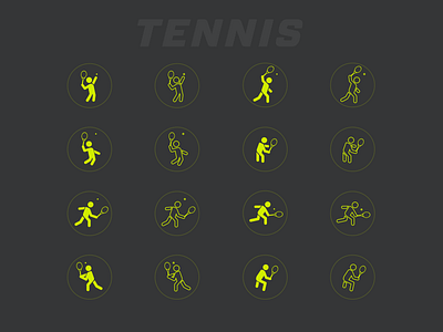 Tennis Icon badge game icon sport tennis terminator trophy ui