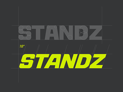 Standz Logo Design fonts fonts design icon logo specifications standz ui xg