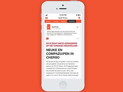 Blendle iphone app article blendle blog dutch journalism new york times news newspaper orange start up startup