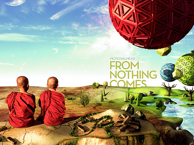 From Nothing Comes Album Art 3d abstract album art colorful digital electronic illustration music