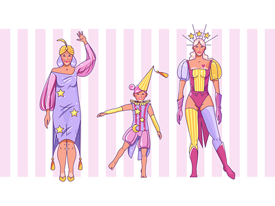 Circus characters