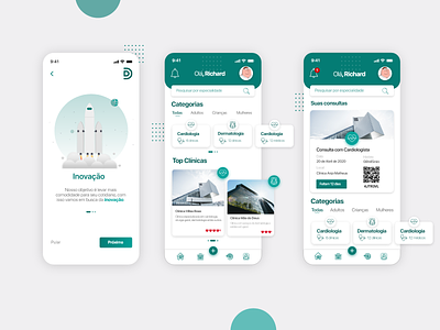 Medical Appointment app appointment doctor flat interface medical mobile ui uidesign ux