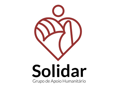 Solidar Grupo de Apoio Humánitario branding design icon illustration illustrator logo minimal vector