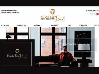 Station road home collection | re-design online shop logo