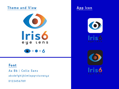 Eye Lens | Abstract app icon design