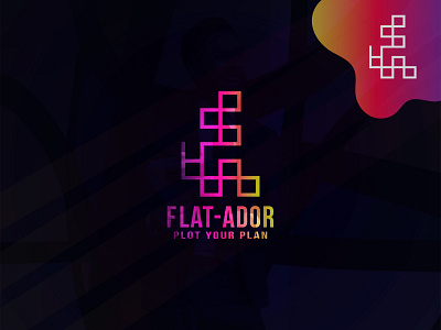 FlatAdor real-estate logo design | Hossain Mishu best dribbble shot brand logo design branding building company flatador gradient logo hossain graphics hossain mishu logo logo 22 logo design logocreator logoinspirations logomaker mishu modern logo professional logo property selling real estate logo realestate