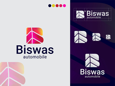 Biswas Automobile Logo Design | Hossain Mishu