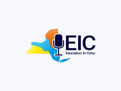 NewYork based modern colorful podcast logo design