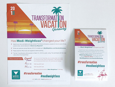 Print Campaign for a Weightloss Challenge graphic design illustration promotional