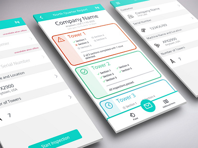 Field Inspection App UI design mobile mobile ui ui