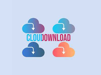 cloud download logo