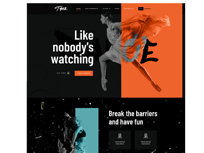 Tanz, an Elementor Template Kit For Dance Studios