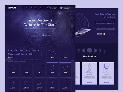 Astrum - Horoscope, Astrology & Esoterism Elementor Template Kit