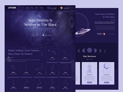 Astrum - Horoscope, Astrology & Esoterism Elementor Template Kit astrology elementor esoterism horoscope numerology spiritual themeforest witchcraft