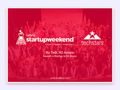 Tabriz Startup Weekend banner red startup startup weekend ui uidesign user interface