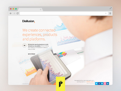 Disillusion Coming Soon Page clean coming soon html under construction
