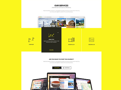 Our Services Page ( new Theme ) color pixelthrone theme themeforest ui web website wordpress yellow