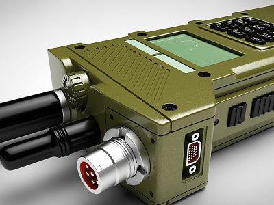 Military Radio 3d art 3d artist 3d modeling design military props texture uv