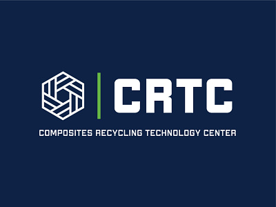 Composites Recycling Technology Center Logo branding carbon carbon fiber logo recycle vector
