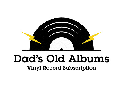 Logo for my dad's record collection