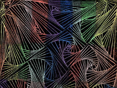 [8/100] Neon lines 100dayofpattern 100dayproject 100dayproject2019 abstract endless fluo line art neonpattern optical patternoftheday scratchoff staycreative surfacepattern the100dayproject the100dayproject2019