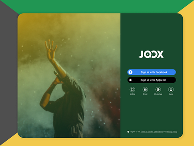 Daily UI#1 Joox Signup Redesign