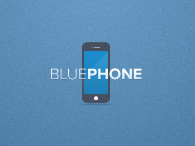 Bluephone logo blue iphone logo