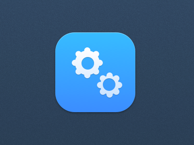 settings app app blue settings sketchapp
