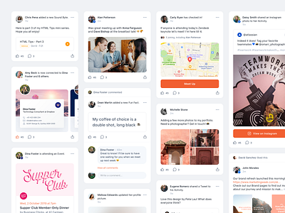 Social Feed Designs Themes Templates And Downloadable Graphic Elements On Dribbble