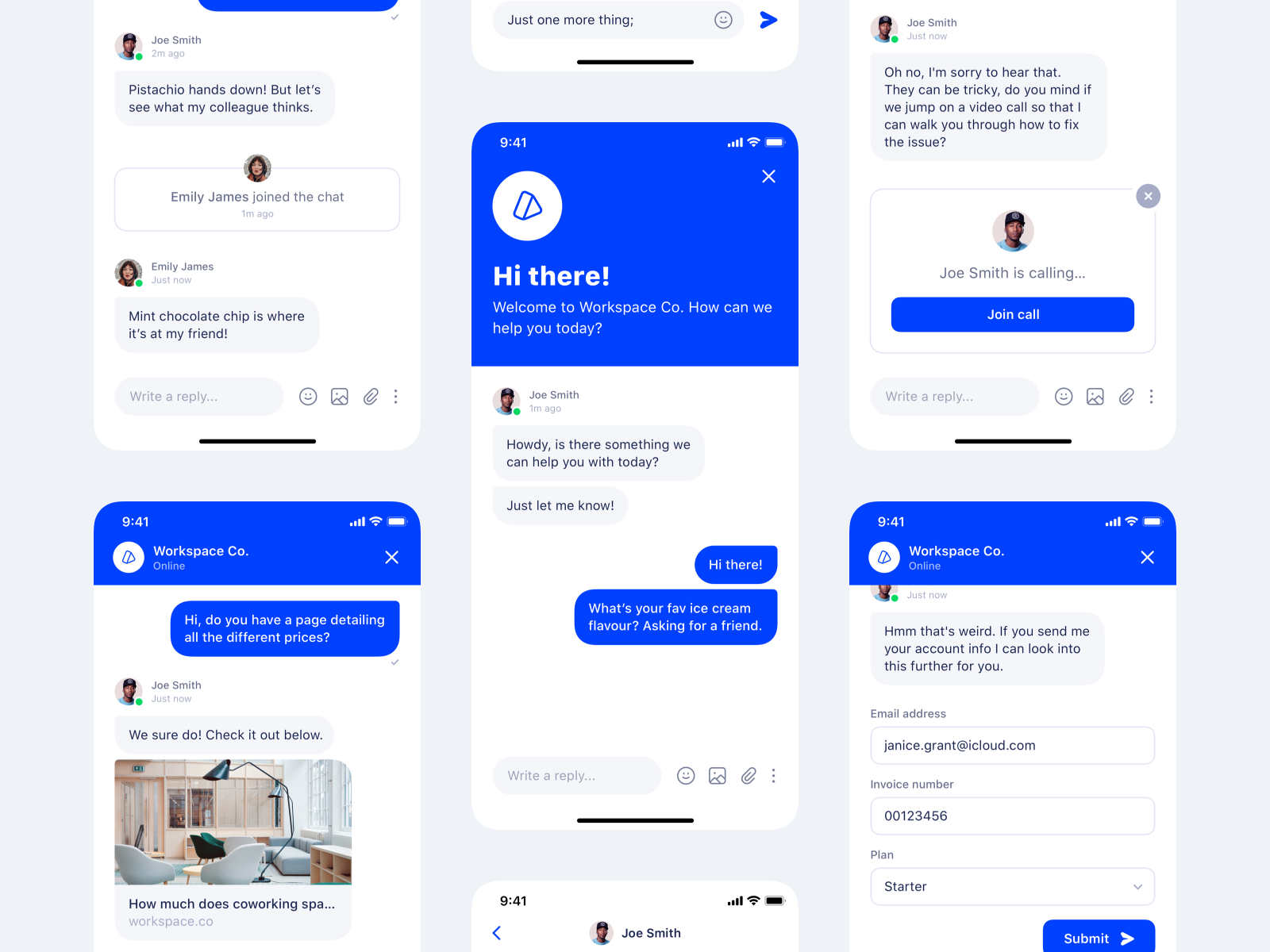 Live Chat App by Cai Cardenas for Overlay on Dribbble