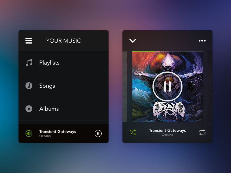 Spotify Apple Watch concept by Cai Cardenas on Dribbble