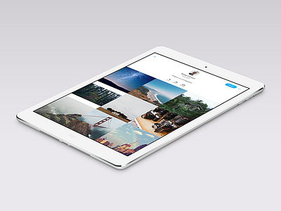 Instagram iPad app concept app clean concept freelance grid instagram ipad minimal photos ui