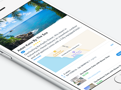 Quick booking.com app redesign app booking clean freelance holiday hotel ios iphone map mobile ui