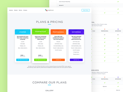 Plans & Pricing Page desktop minimal plans pricing simple ui ux web web design website