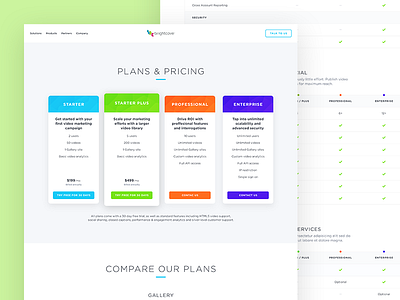 Plans & Pricing Page