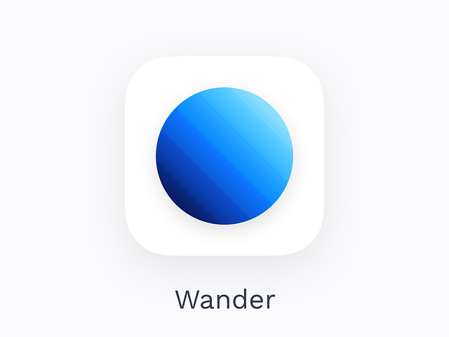 Wander App Icon by Cai Cardenas on Dribbble