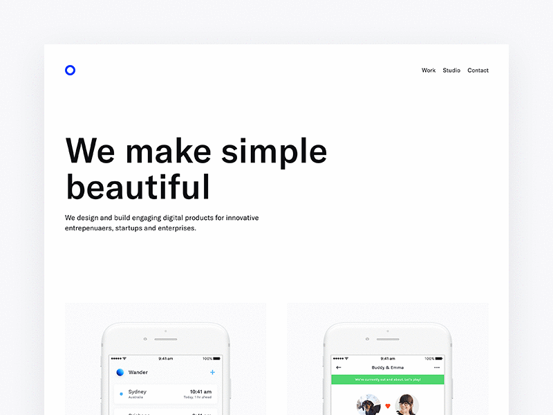 New Website! brand desktop minimal simple ui ux web web design website