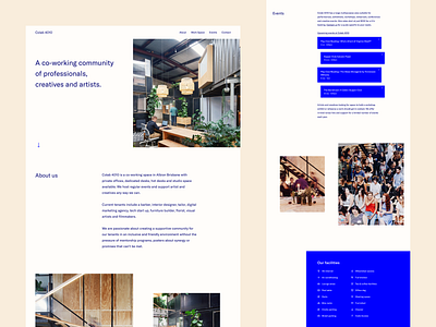 Colab 4010 Website clean minimal one page website simple ui ux web webflow