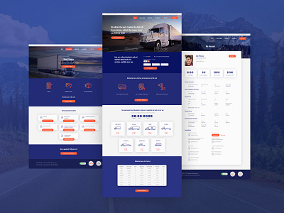 Website design for Logistics company