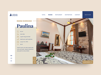 Hotel Website animation branding design hotel redesign typography ui user interface ux web web design webdesign website
