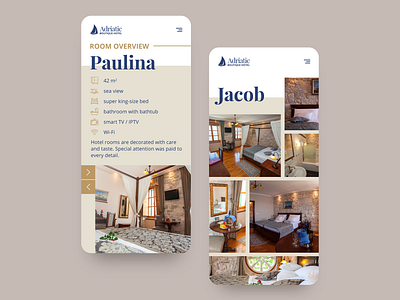 Hotel Website (Mobile view) design flat hotel minimal responsive ui user interface ux web webdesign website