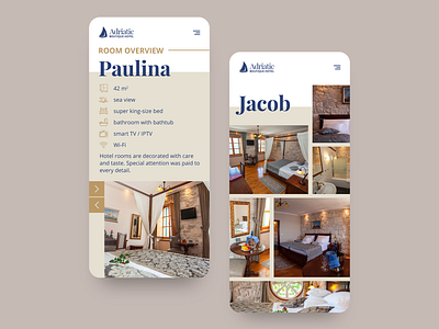 Hotel Website (Mobile view)