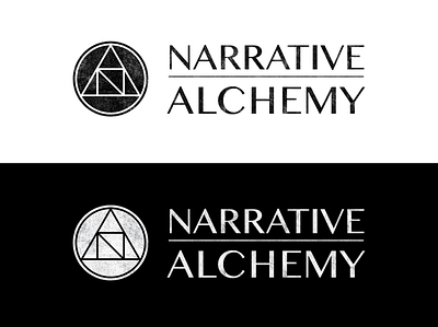 Narrative Alchemy Logo branding design logo