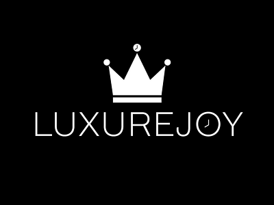 LUXURJOY art branding design flat graphic design illustration illustrator logo minimal typography